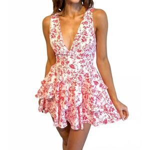 NEW ONE AND ONLY COLLECTIVE so playful mini dress in pink multi